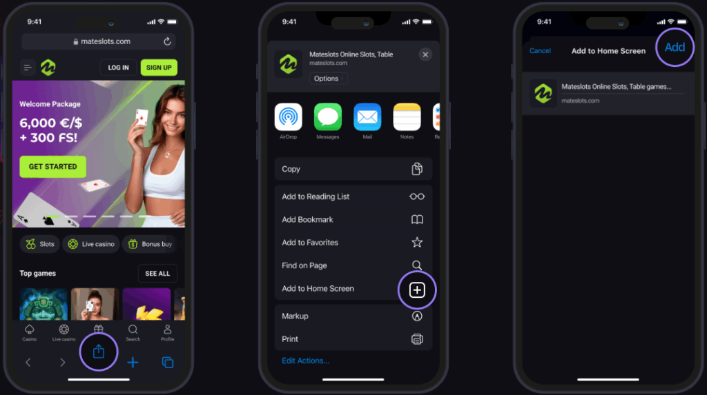 Mateslots app ios